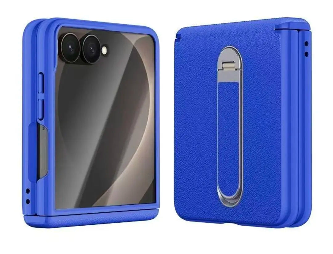 Wholesale Galaxy Z Flip8 Case – Spring Hinge + Diamond Glass + Built‑in Stand | Lumiere Factory