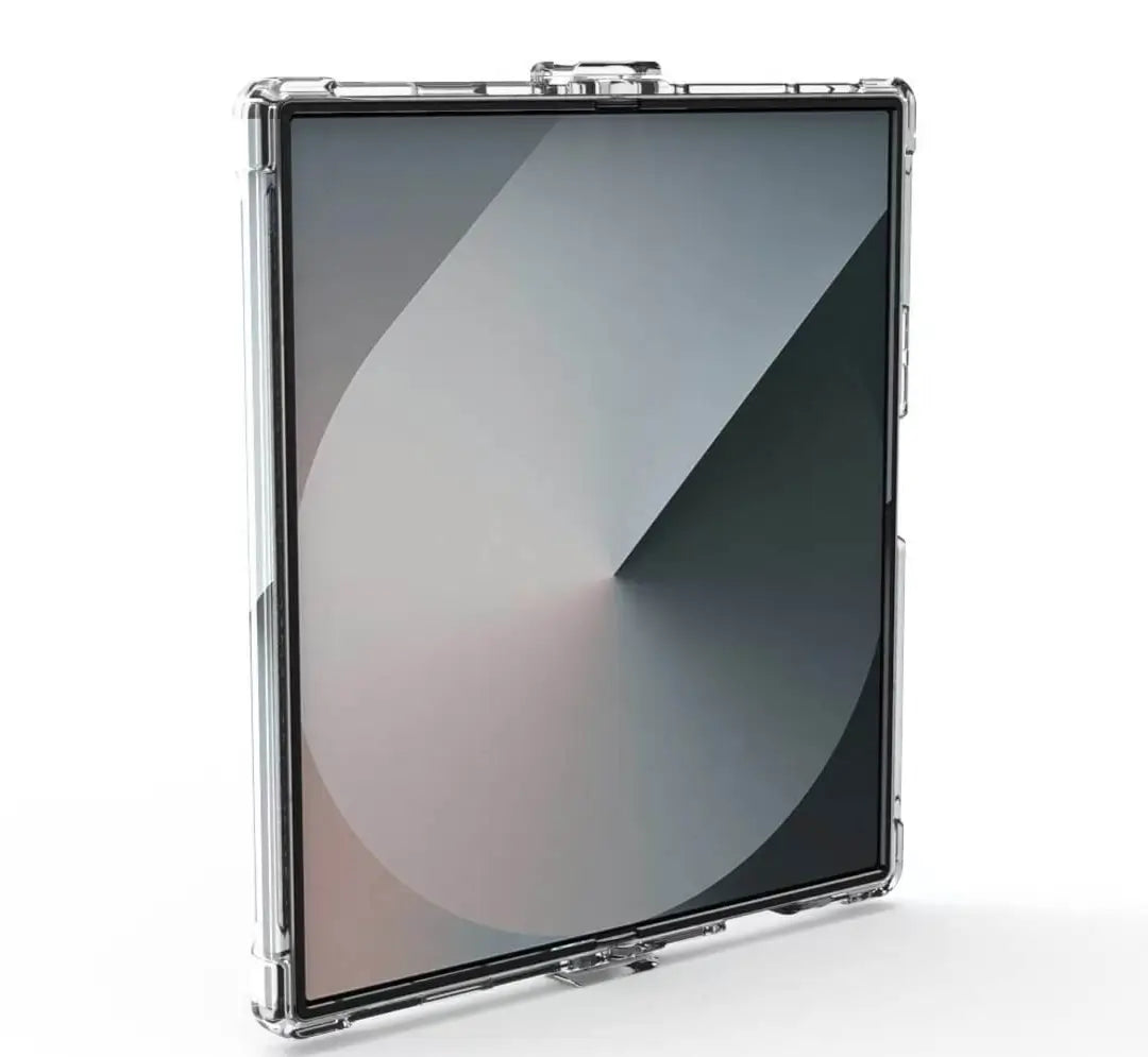 MagSafe Clear Foldable Phone Case for Samsung Z Fold8 Ultra Z Fold8 Wide Z Fold7 Z Fold6 | Hinge‑Protective Corner Shock‑Absorbing Bumper Protective Cover