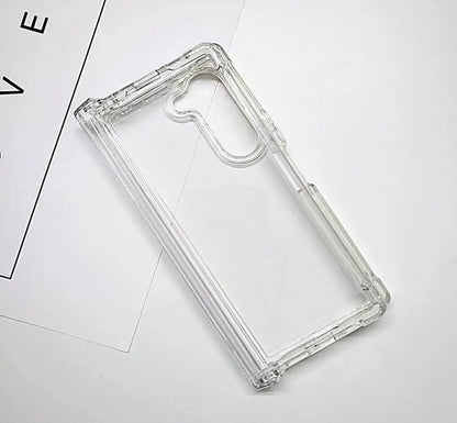 MagSafe Clear Foldable Phone Case for Samsung Z Fold8 Ultra Z Fold8 Wide Z Fold7 Z Fold6 | Hinge‑Protective Corner Shock‑Absorbing Bumper Protective Cover