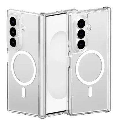 Wholesale Anti-Yellowing Transparent Magnetic Foldable Case for Samsung Z Fold8 / Z Flip8