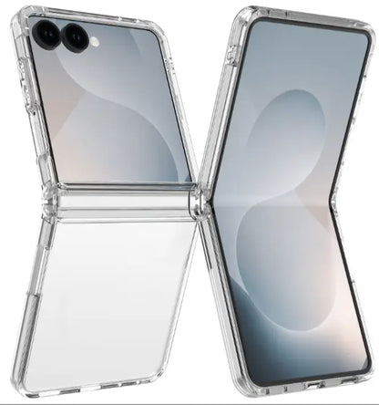 Wholesale Anti-Yellowing Transparent Magnetic Foldable Case for Samsung Z Fold8 / Z Flip8