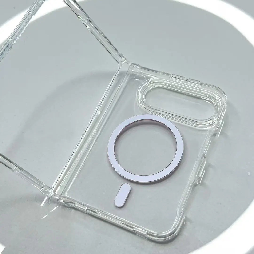 2‑in‑1 Clear Shockproof Phone Case for iPhone 18 Fold, TPU+PC Ultra‑Thin Cover