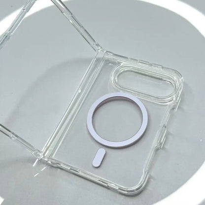 2‑in‑1 Clear Shockproof Phone Case for iPhone 18 Fold, TPU+PC Ultra‑Thin Cover
