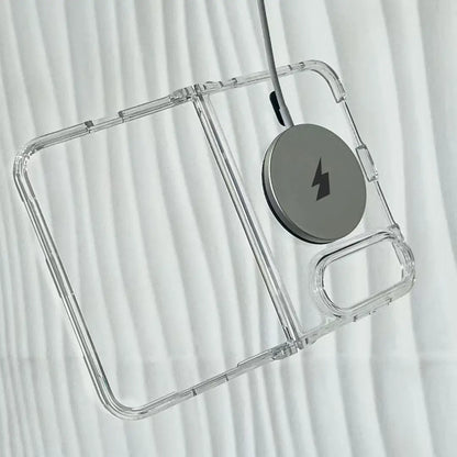 2‑in‑1 Clear Shockproof Phone Case for iPhone 18 Fold, TPU+PC Ultra‑Thin Cover