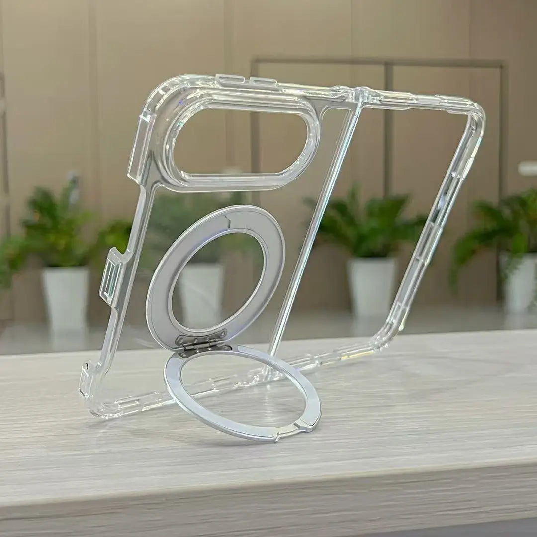 2‑in‑1 Clear Shockproof Phone Case for iPhone 18 Fold, TPU+PC Ultra‑Thin Cover