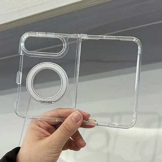 2‑in‑1 Clear Shockproof Phone Case for iPhone 18 Fold, TPU+PC Ultra‑Thin Cover