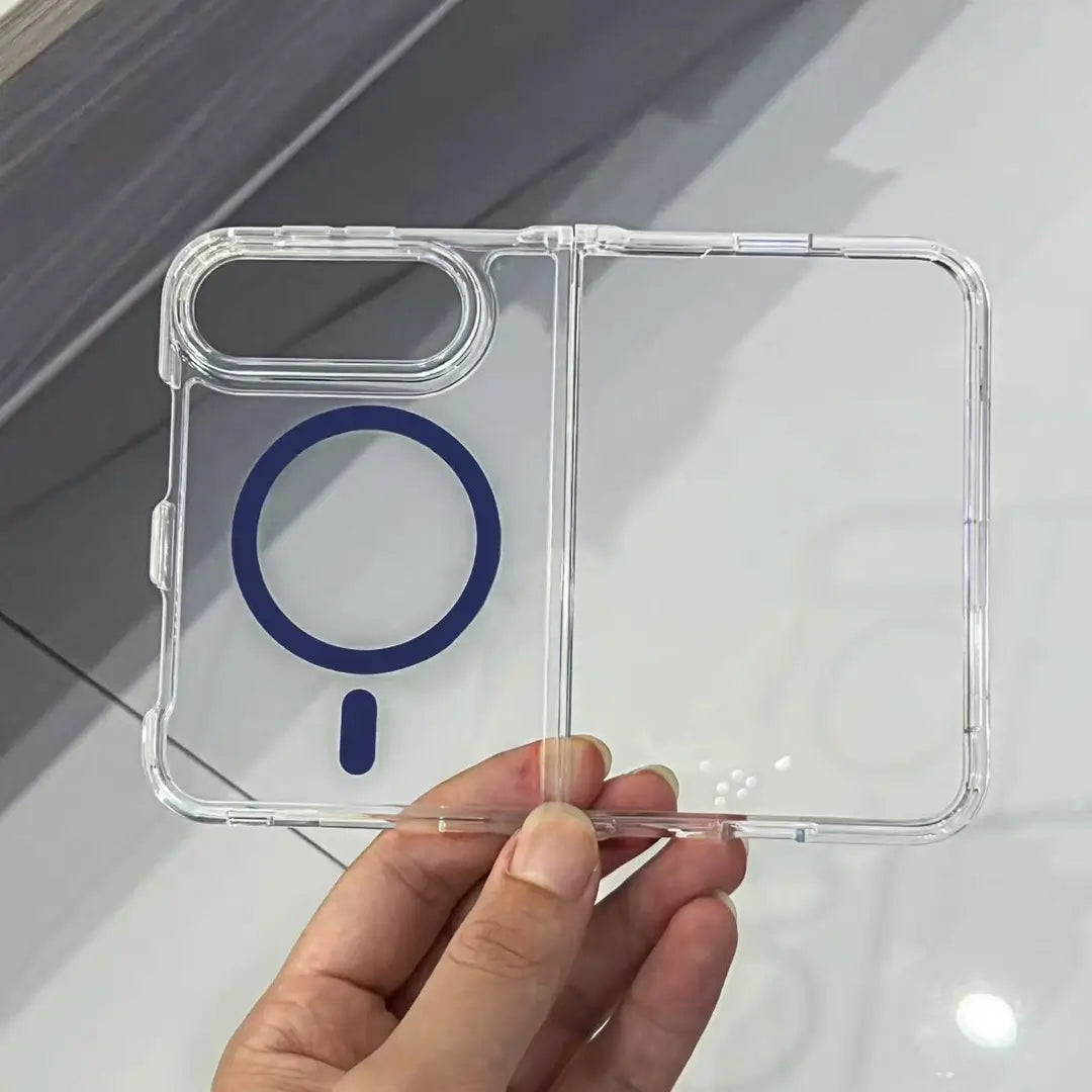 2.5mm Acrylic Hybrid Magnetic Case | 30000Gs Magnet, 4.5‑Level Anti‑Yellowing, Bayer TPU, Wholesale OEM ODM
