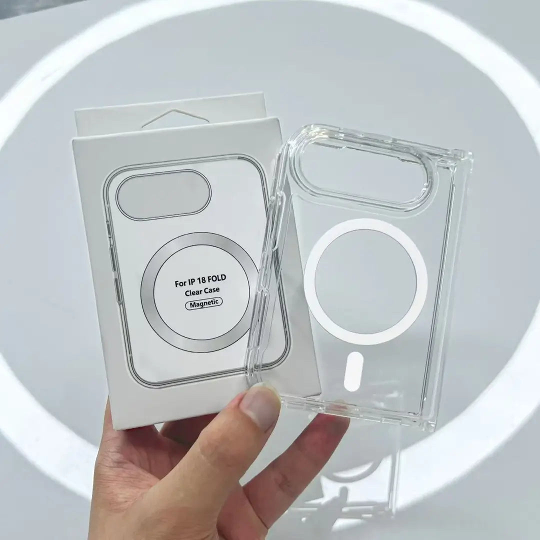 2.5mm Acrylic Hybrid Magnetic Case | 30000Gs Magnet, 4.5‑Level Anti‑Yellowing, Bayer TPU, Wholesale OEM ODM