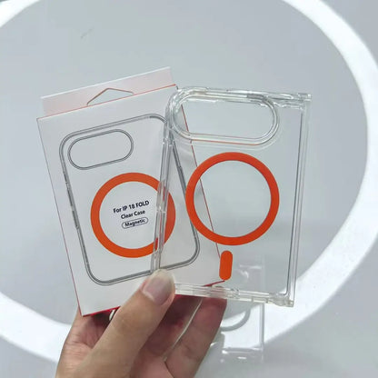 2.5mm Acrylic Hybrid Magnetic Case | 30000Gs Magnet, 4.5‑Level Anti‑Yellowing, Bayer TPU, Wholesale OEM ODM