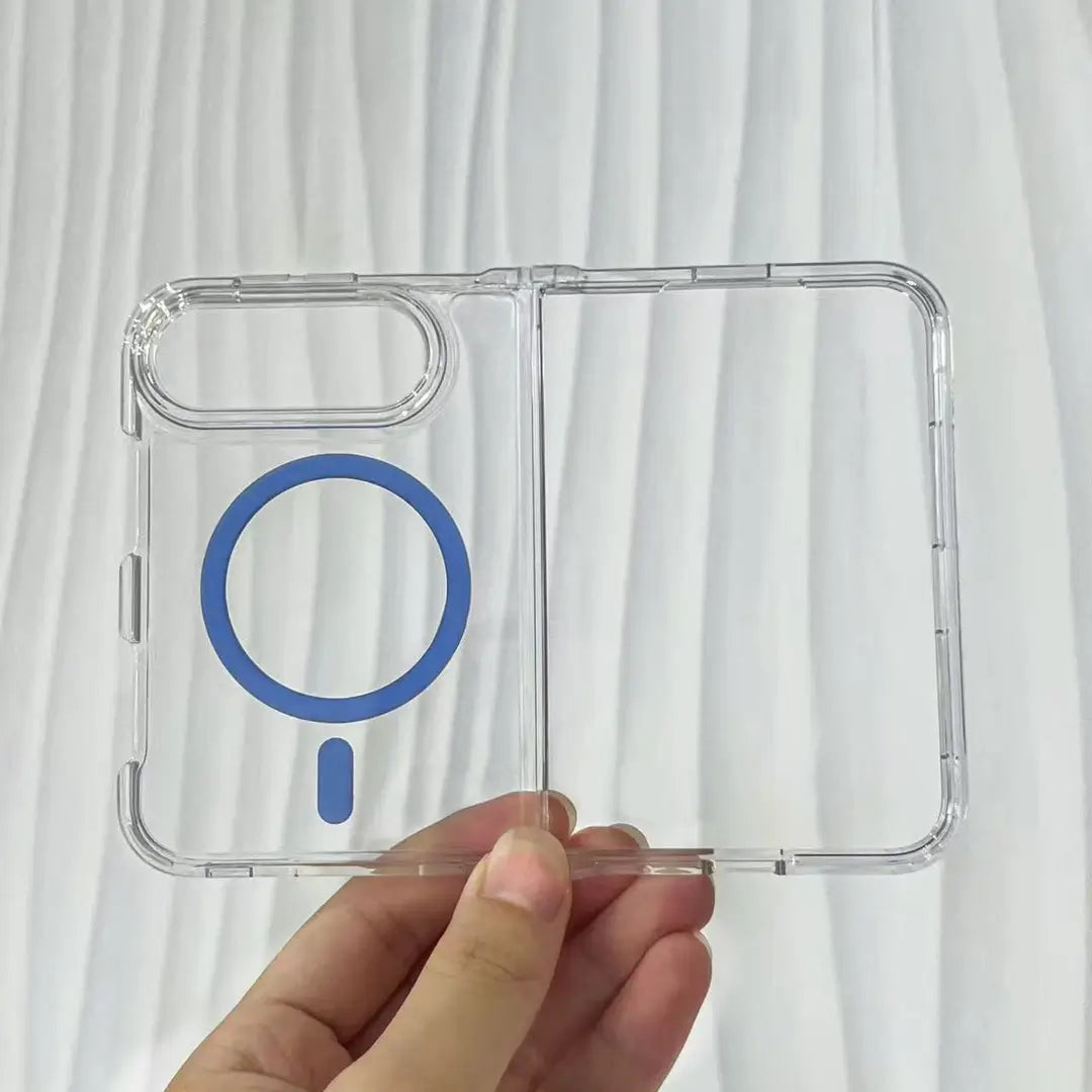 2.5mm Acrylic Hybrid Magnetic Case | 30000Gs Magnet, 4.5‑Level Anti‑Yellowing, Bayer TPU, Wholesale OEM ODM