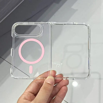2.5mm Acrylic Hybrid Magnetic Case | 30000Gs Magnet, 4.5‑Level Anti‑Yellowing, Bayer TPU, Wholesale OEM ODM