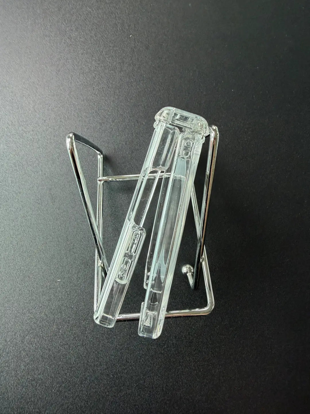Galaxy Z Flip8 Foldable Clear MagSafe Case | 360° Rotatable Metal Ring Stand