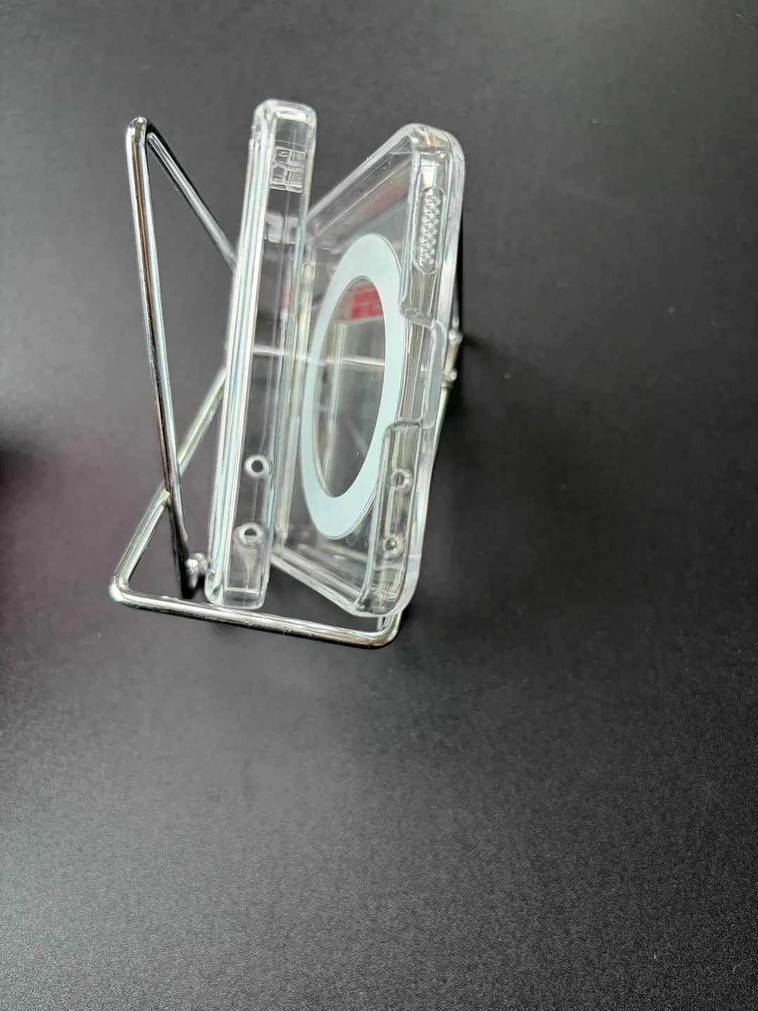 Galaxy Z Flip8 Foldable Clear MagSafe Case | 360° Rotatable Metal Ring Stand