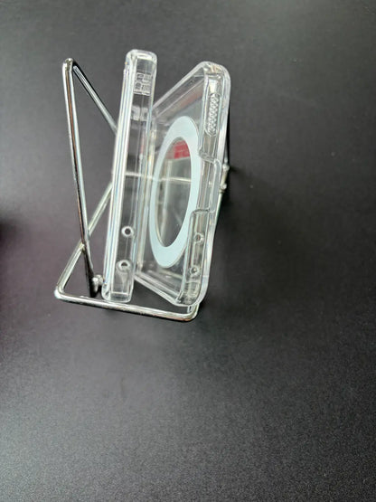 Galaxy Z Flip8 Foldable Clear MagSafe Case | 360° Rotatable Metal Ring Stand