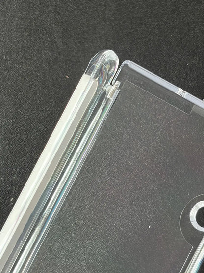 Galaxy Z Fold8 Clear MagSafe Case | 360° Rotatable Aluminum Ring Stand