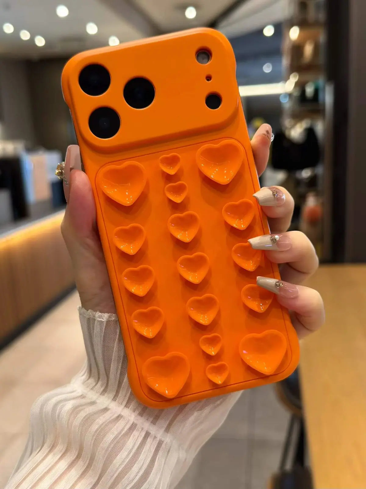 3D Heart Suction Silicone Phone Case Wholesale | Low MOQ Bulk iPhone Case