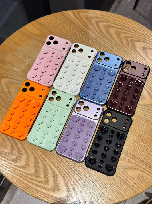 3D Heart Suction Silicone Phone Case Wholesale | Low MOQ Bulk iPhone Case