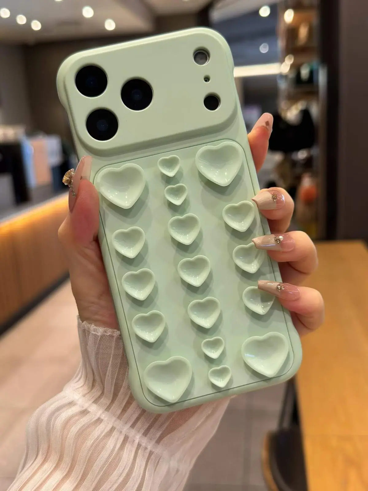 3D Heart Suction Silicone Phone Case Wholesale | Low MOQ Bulk iPhone Case