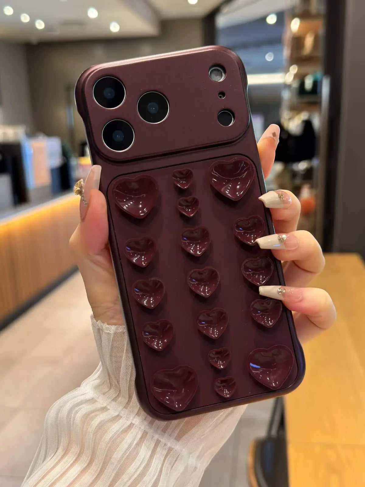 3D Heart Suction Silicone Phone Case Wholesale | Low MOQ Bulk iPhone Case