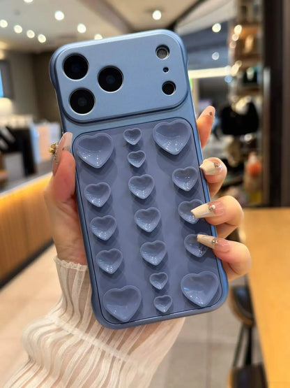 3D Heart Suction Silicone Phone Case Wholesale | Low MOQ Bulk iPhone Case