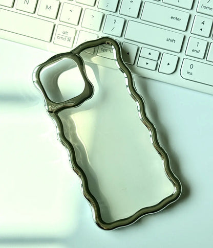 Silver Wave TPU Clear Phone Case – Wholesale OEM from Guangzhou Factory