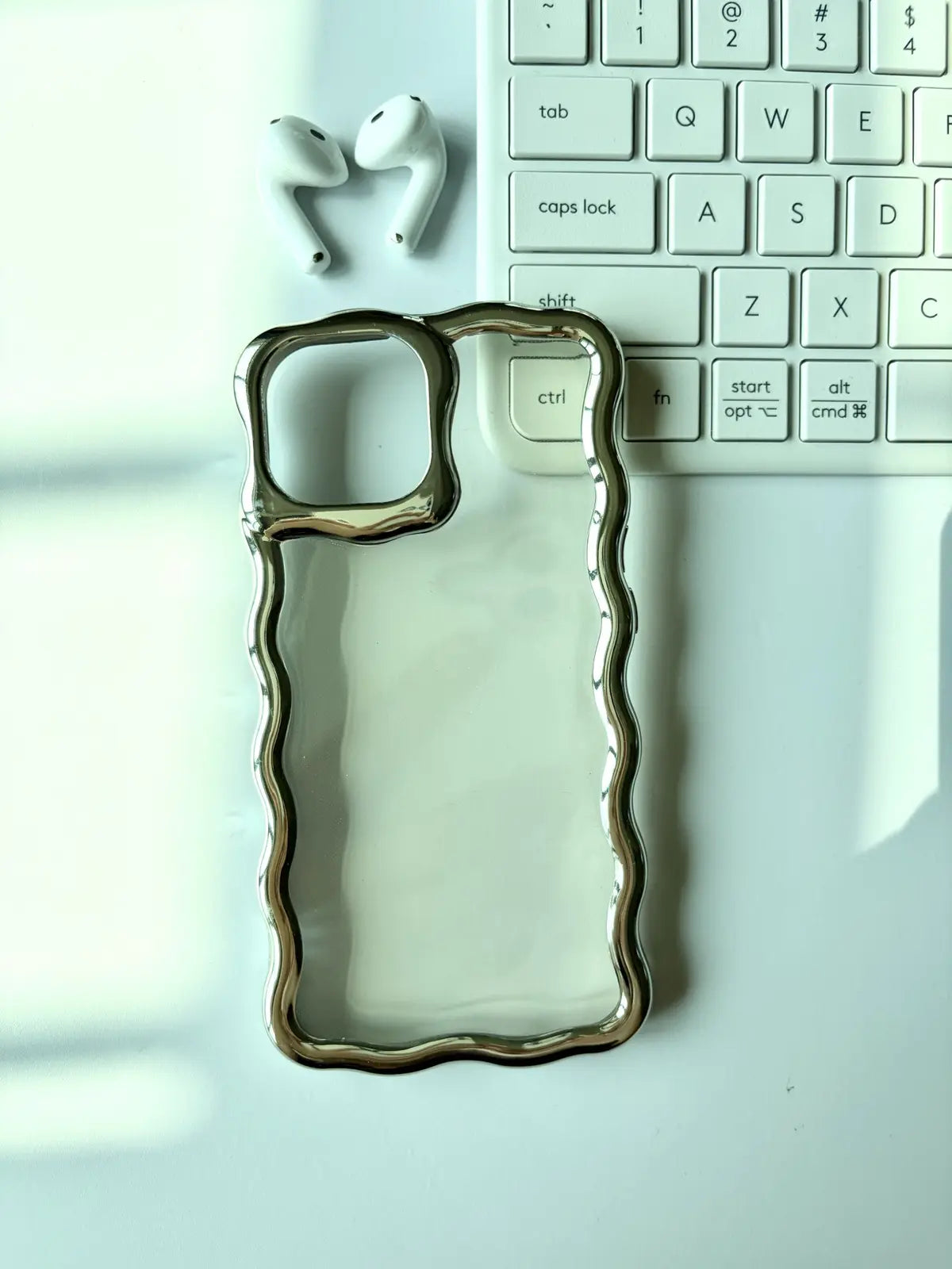 Silver Wave TPU Clear Phone Case – Wholesale OEM from Guangzhou Factory