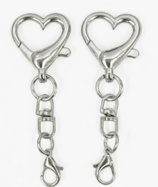 Zinc Alloy Assorted Shapes Lobster Clasp Keychain | DIY Fuse Bead Craft Accessories Key Ring Pendant