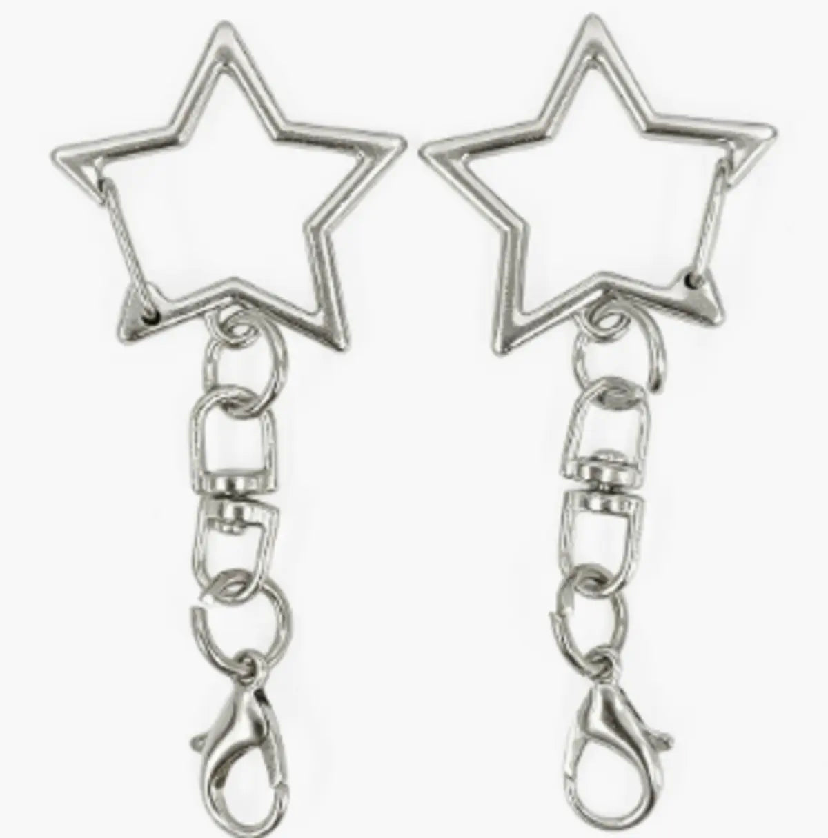 Zinc Alloy Assorted Shapes Lobster Clasp Keychain | DIY Fuse Bead Craft Accessories Key Ring Pendant