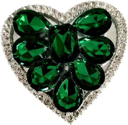 Rhinestone Heart Phone Grip Stand – 7 Colors | No MOQ, In Stock