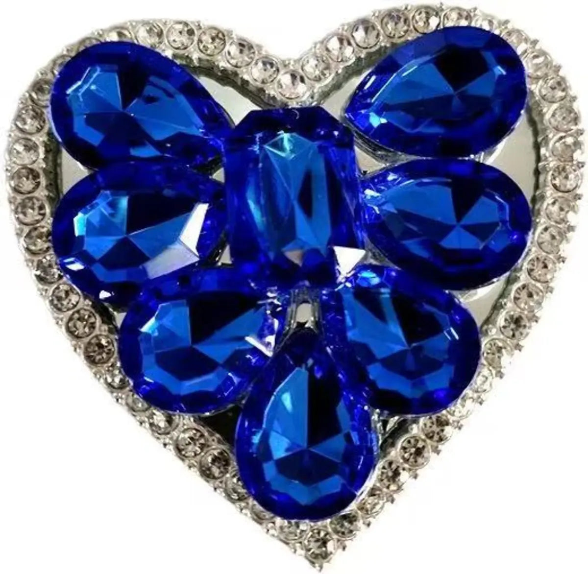 Rhinestone Heart Phone Grip Stand – 7 Colors | No MOQ, In Stock