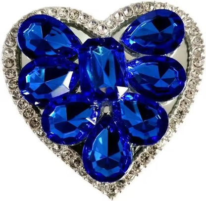 Rhinestone Heart Phone Grip Stand – 7 Colors | No MOQ, In Stock