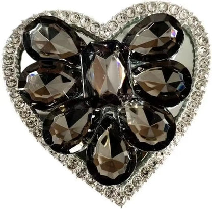 Rhinestone Heart Phone Grip Stand – 7 Colors | No MOQ, In Stock