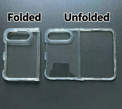 2‑in‑1 Clear Shockproof Phone Case for iPhone 18 Fold, TPU+PC Ultra‑Thin Cover